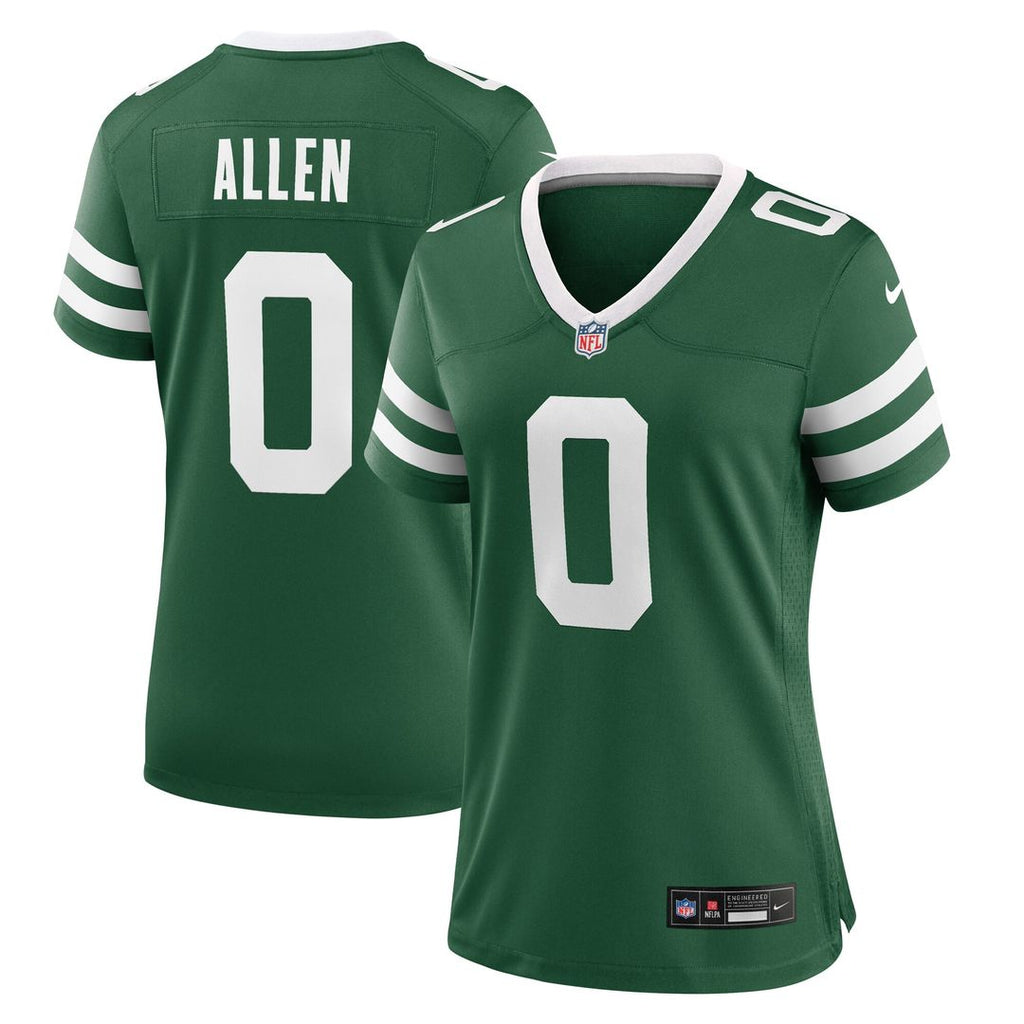 Braelon Allen New York Jets Nike Women's Game Official Jersey - Legacy Green