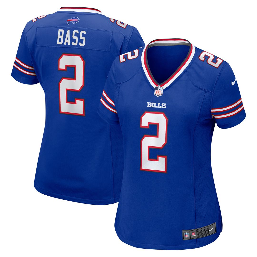 Tyler Bass Buffalo Bills Nike Women's Game Official Jersey - Royal