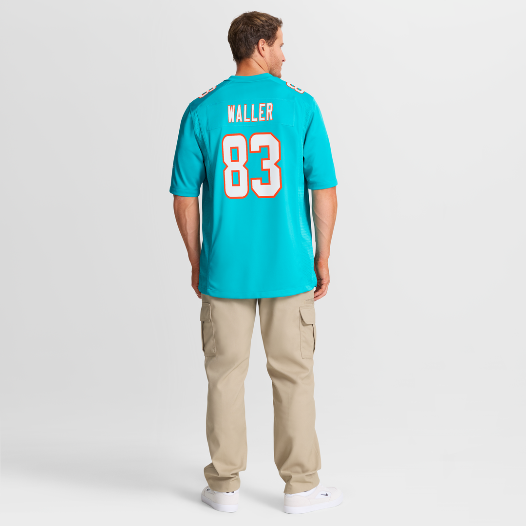 Darren Waller Miami Dolphins Nike Team Game Official Jersey -  Aqua