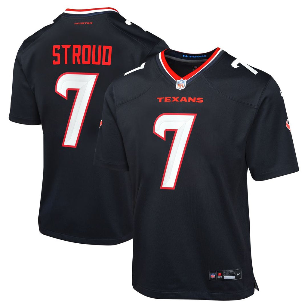 C.J. Stroud Houston Texans Nike Youth Game Official Jersey - Navy