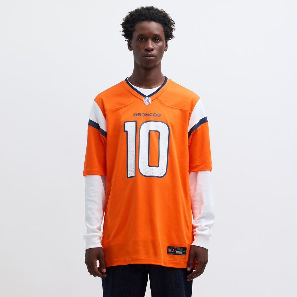 Bo Nix Denver Broncos Nike Alternate Game Jersey - Navy