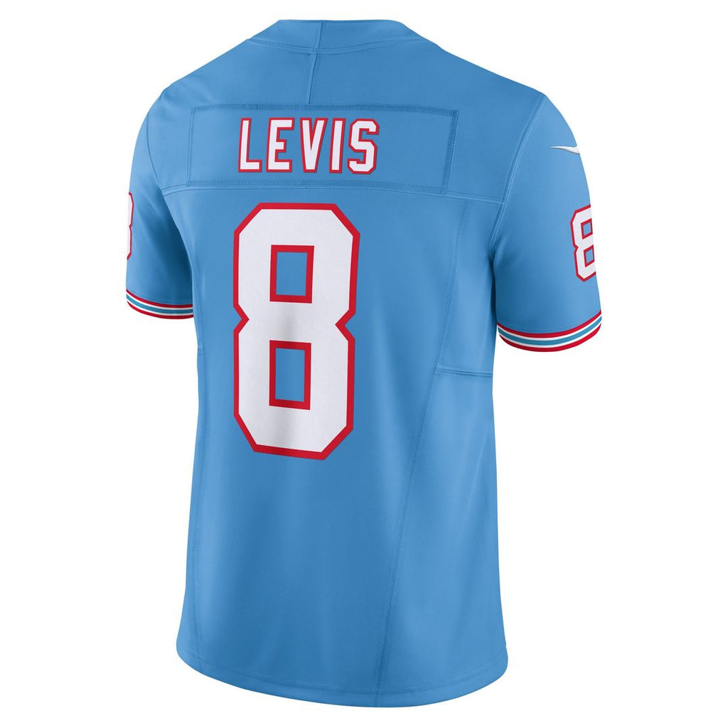 Will Levis Tennessee Titans Nike Alternate Oilers Throwback Vapor F.U.S.E. Limited Official Jersey - Light Blue