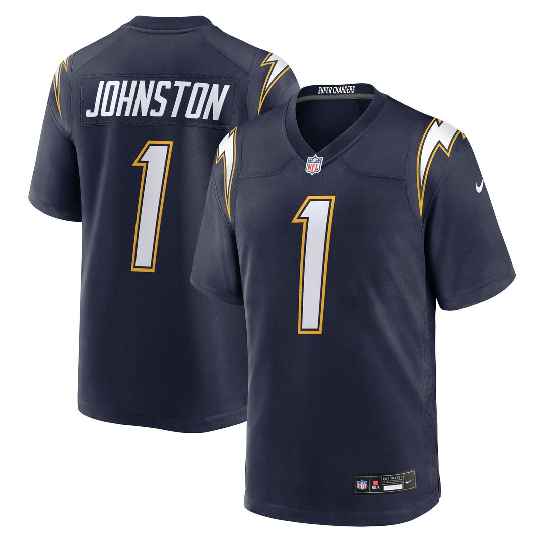 Quentin Johnston Los Angeles Chargers Nike Alternate Charger Power Game Player Official Jersey - Gold