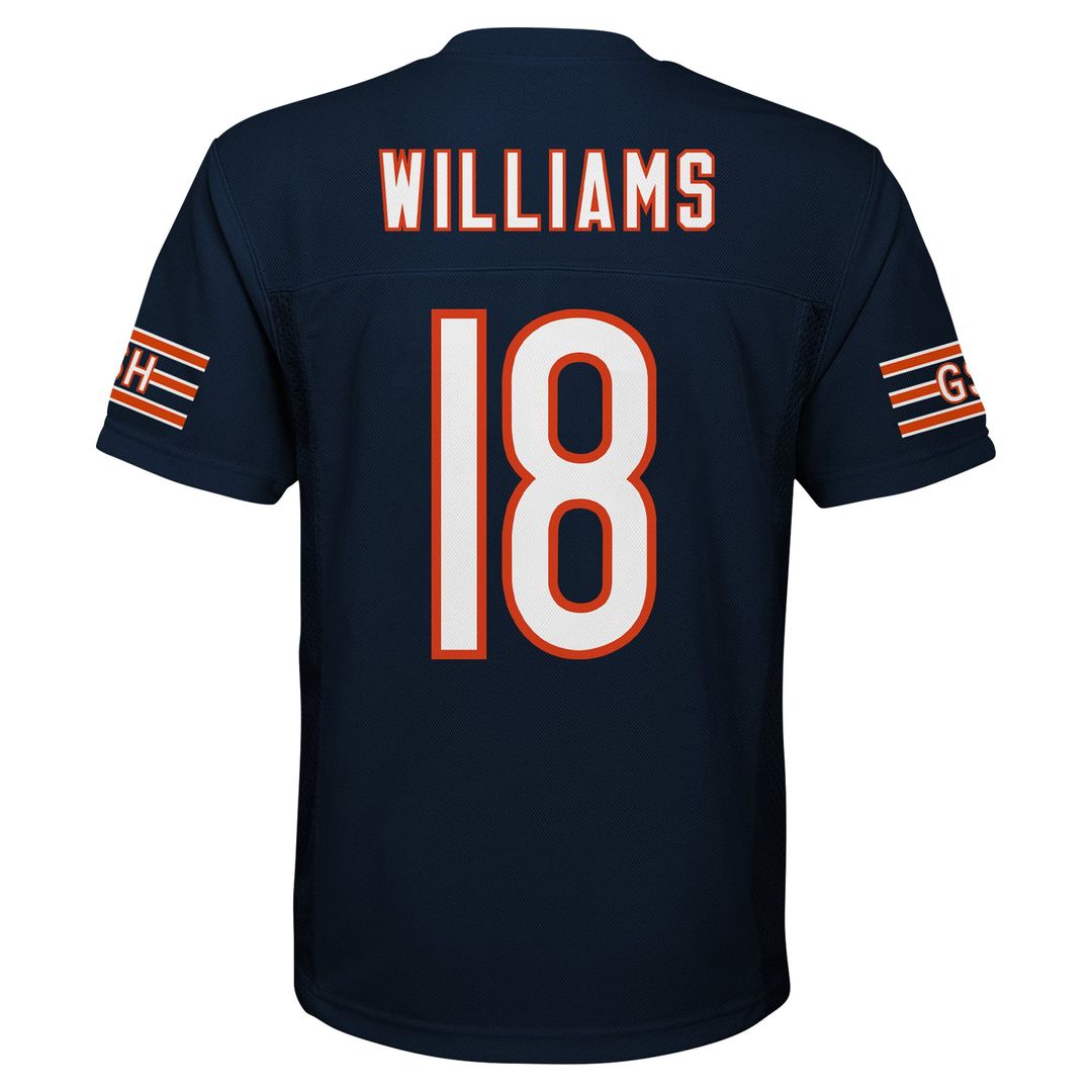 Caleb Williams Chicago Bears Youth Player Replica Jersey - Navy