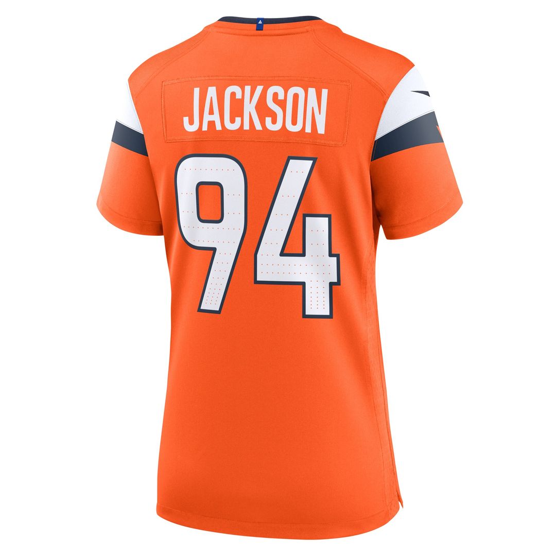 Jordan Jackson Denver Broncos Nike Women's Team Game Jersey - Orange