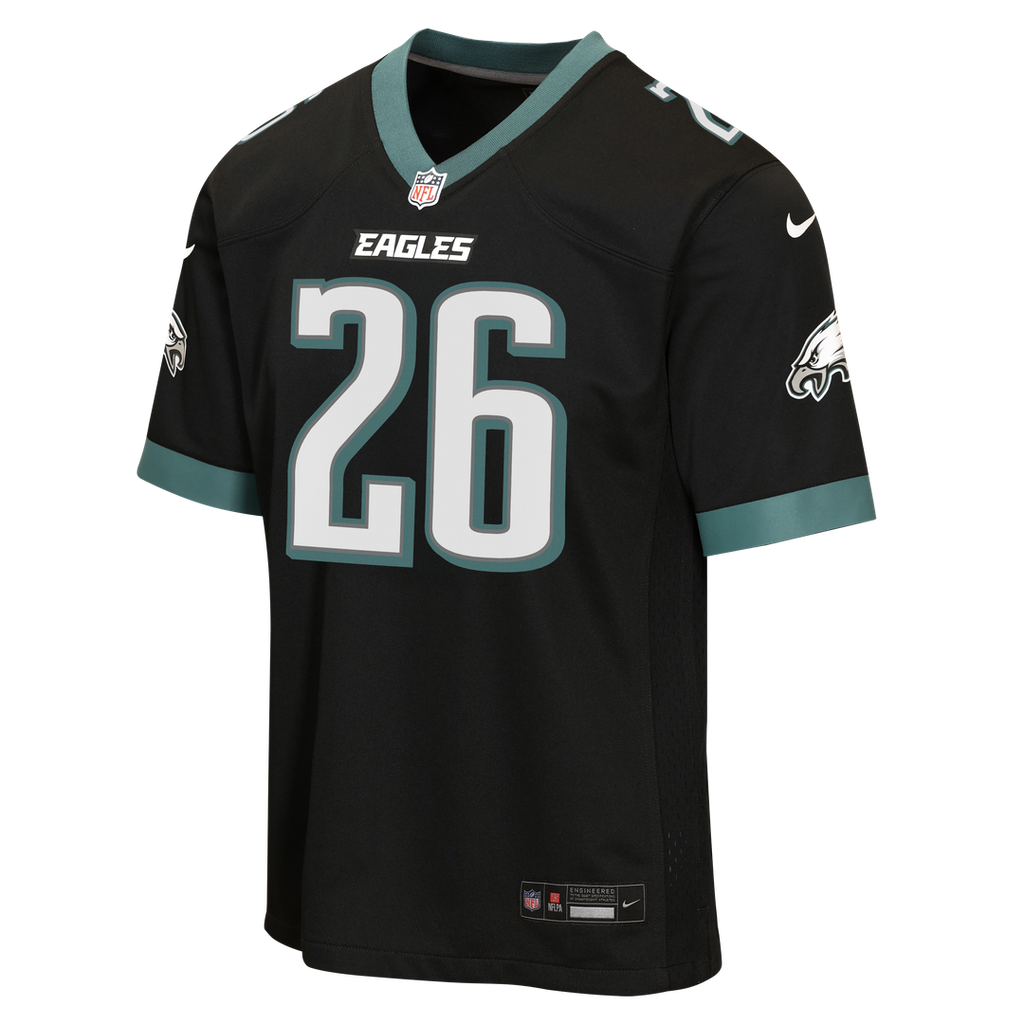 Saquon Barkley Philadelphia Eagles Nike Youth Team Game Official Jersey - Midnight Green