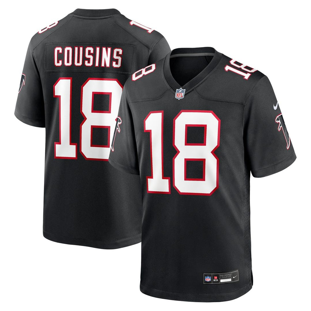 Kirk Cousins Atlanta Falcons Nike Alternate Game Player Official Jersey - Black