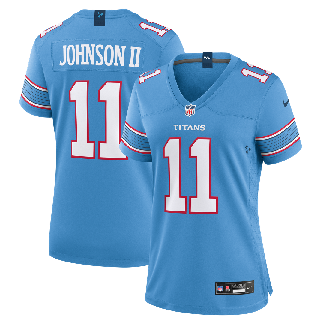 Jermaine Johnson II Tennessee Titans Nike Women's Team Game Official Jersey -  Light Blue