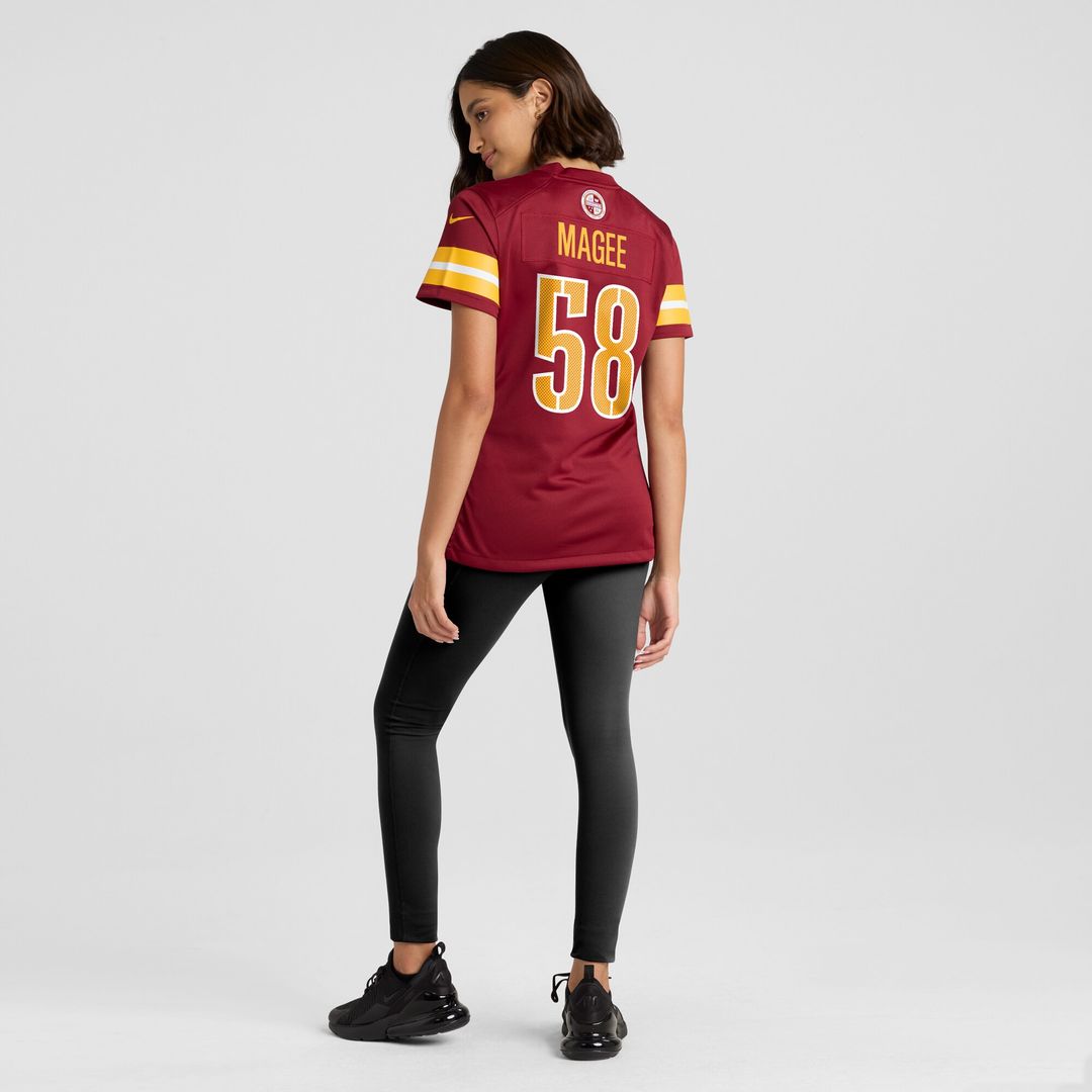 Jordan Magee Washington Commanders Nike Women's Team Game Official Jersey -  Burgundy