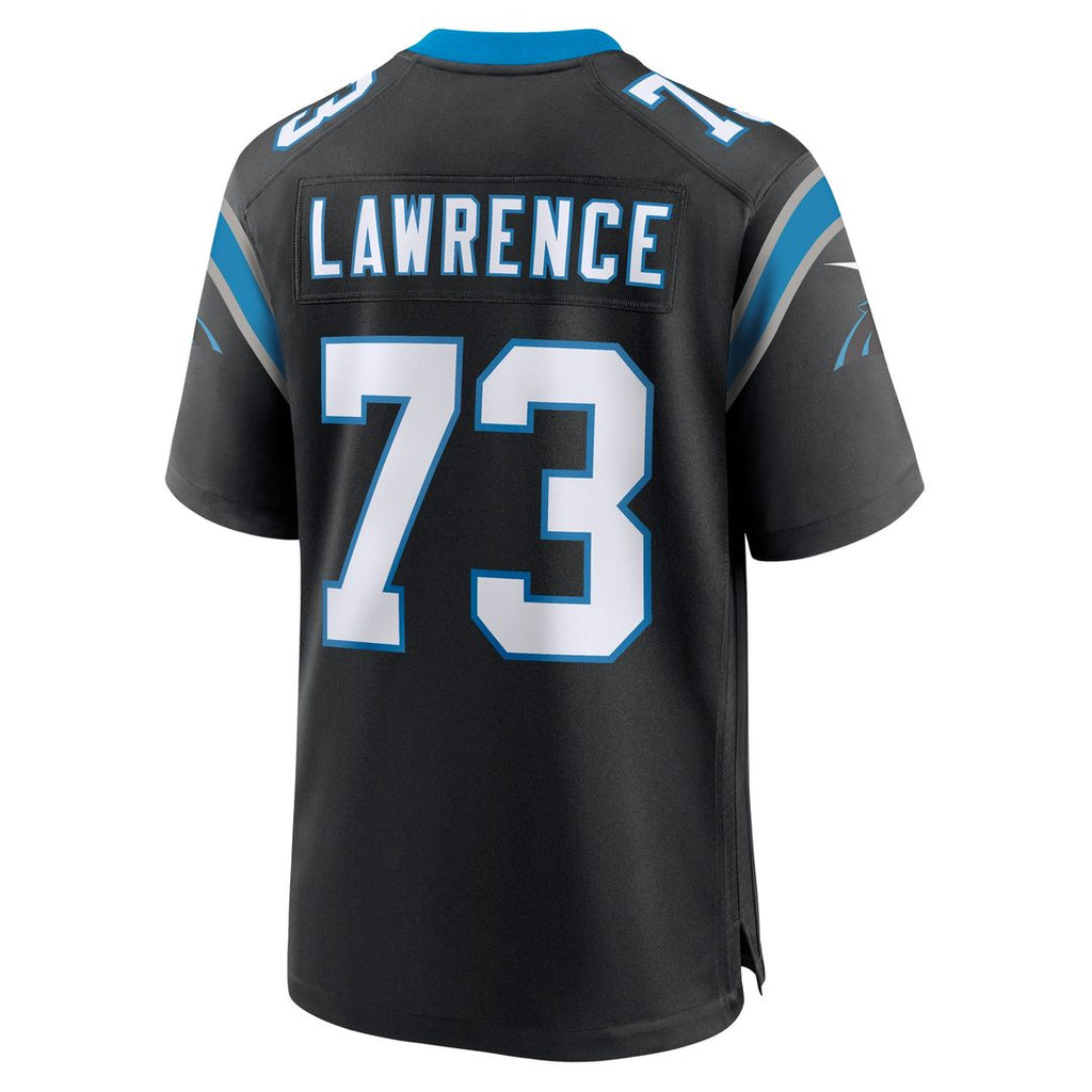 Rashard Lawrence Carolina Panthers Nike  Game Official Jersey -  Black