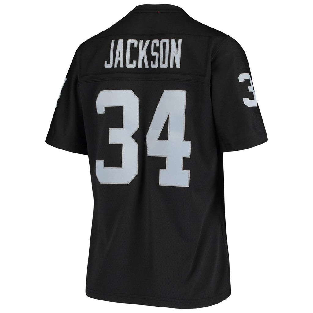 Bo Jackson Las Vegas Raiders Mitchell & Ness Women's 1988 Legacy Replica Official Jersey - Black