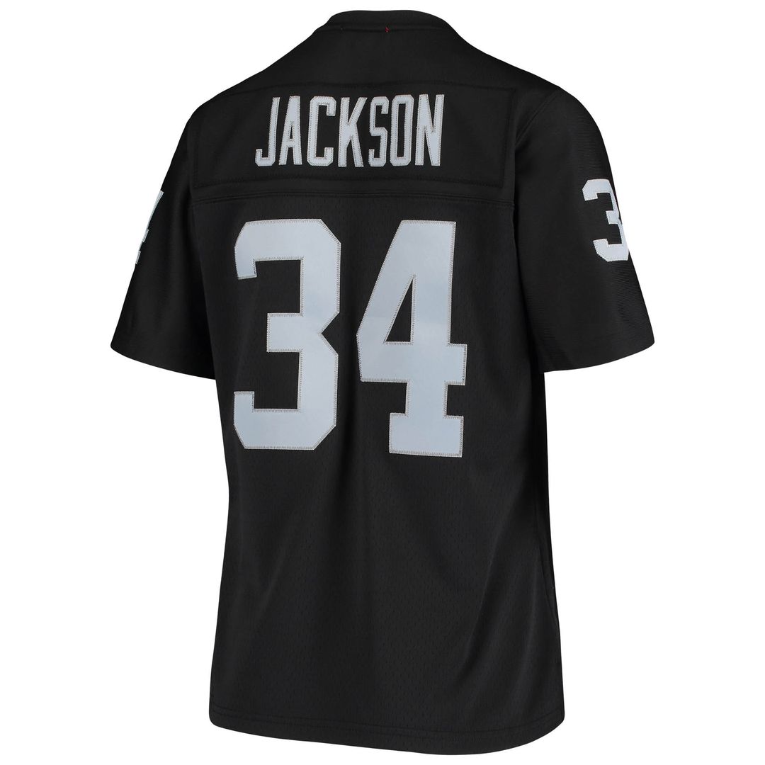 Bo Jackson Las Vegas Raiders Mitchell & Ness Women's 1988 Legacy Replica Official Jersey - Black