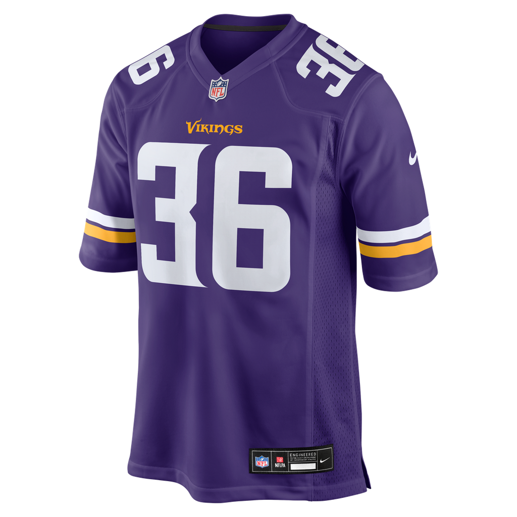 Zavier Scott Minnesota Vikings Nike Team Game Official Jersey -  Purple