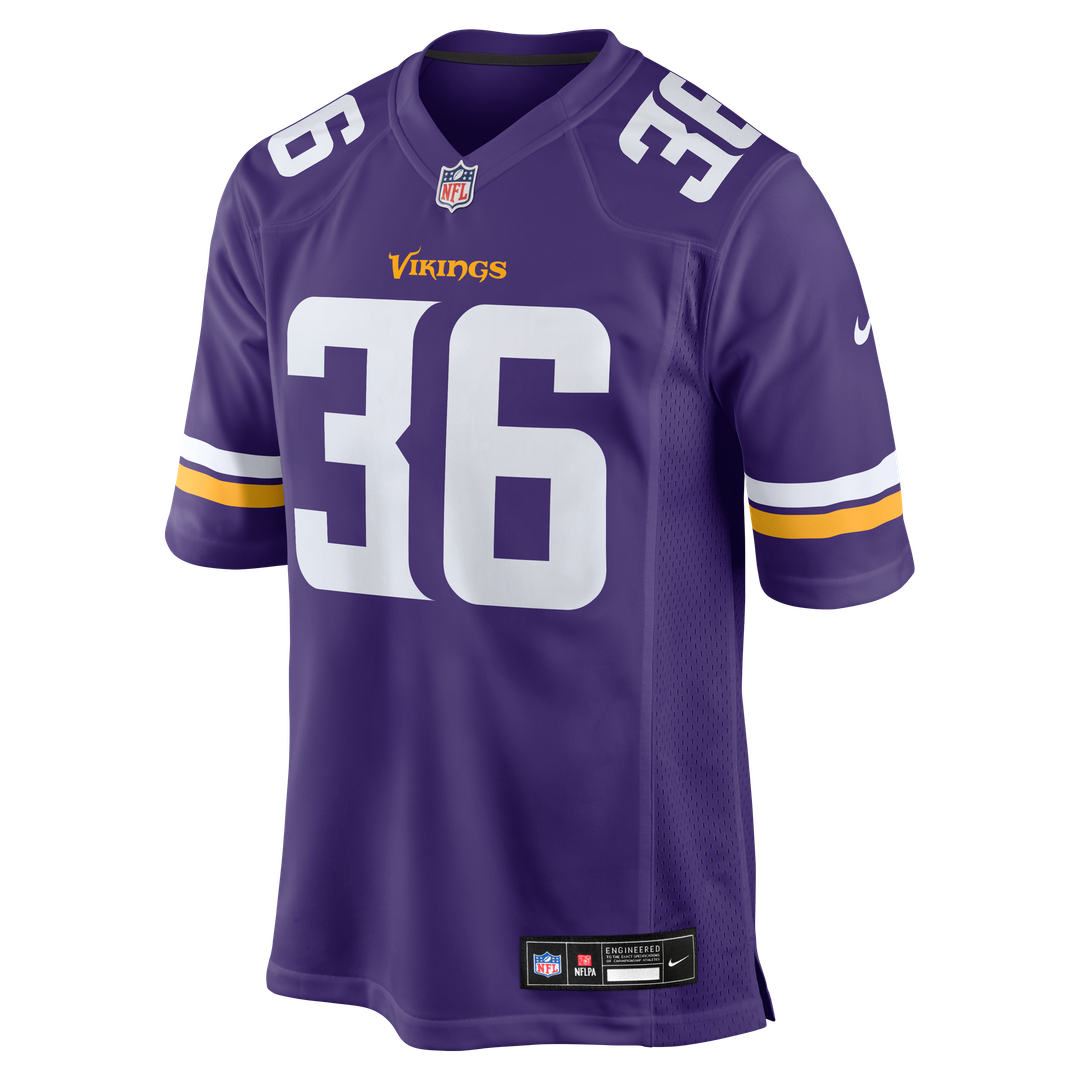 Zavier Scott Minnesota Vikings Nike Team Game Official Jersey -  Purple