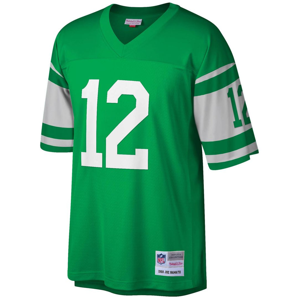 Joe Namath New York Jets Mitchell & Ness Legacy Replica Official Jersey - Kelly Green