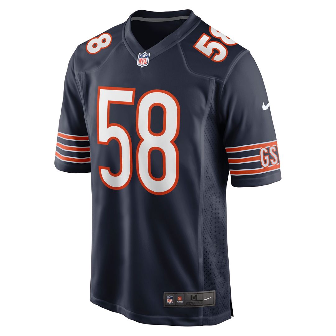 Darnell Wright Chicago Bears Nike Game Jersey - Navy