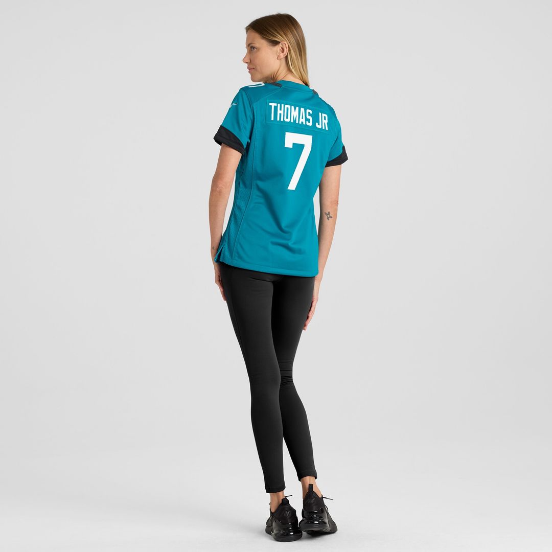 Brian Thomas Jr. Jacksonville Jaguars Nike Women's Game Jersey - Teal