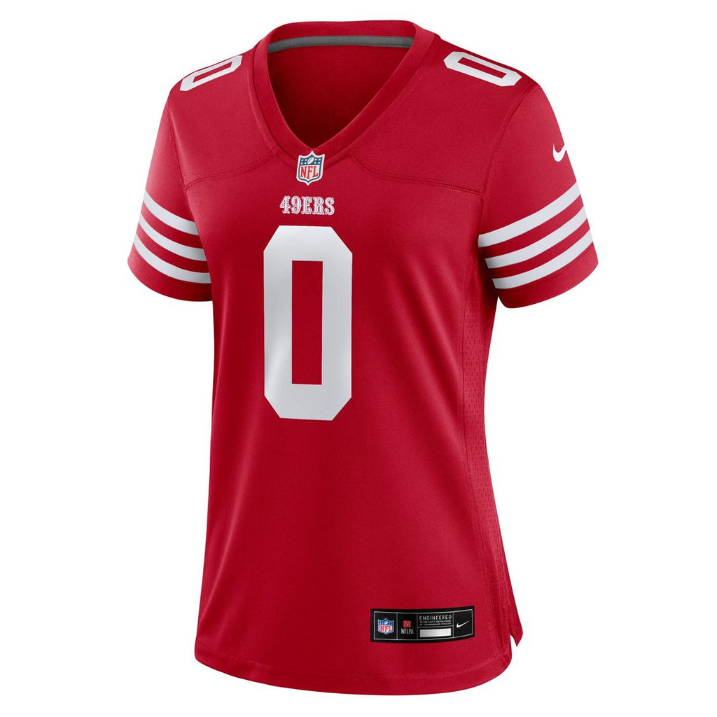 Renardo Green San Francisco 49ers Nike Women's Team Game Official Jersey -  Scarlet