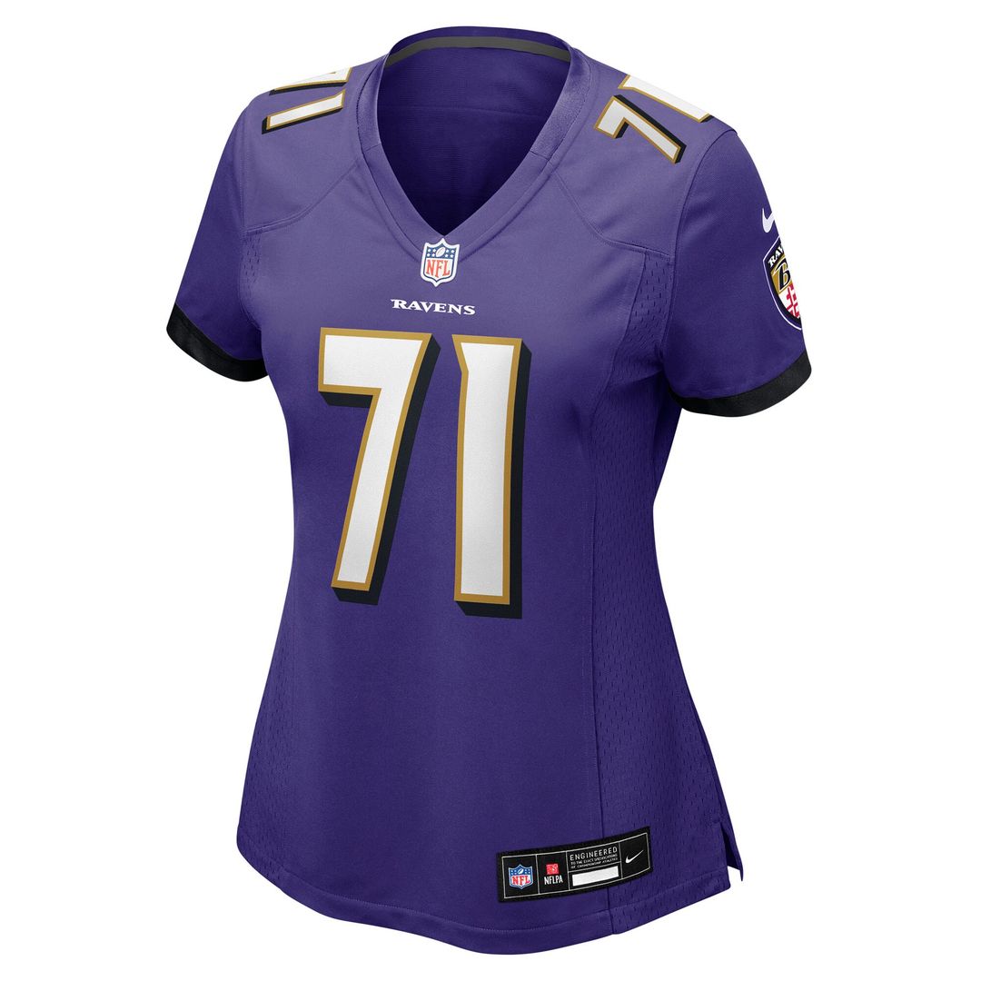 Carson Vinson Baltimore Ravens Nike Women's Team Game Jersey - Purple