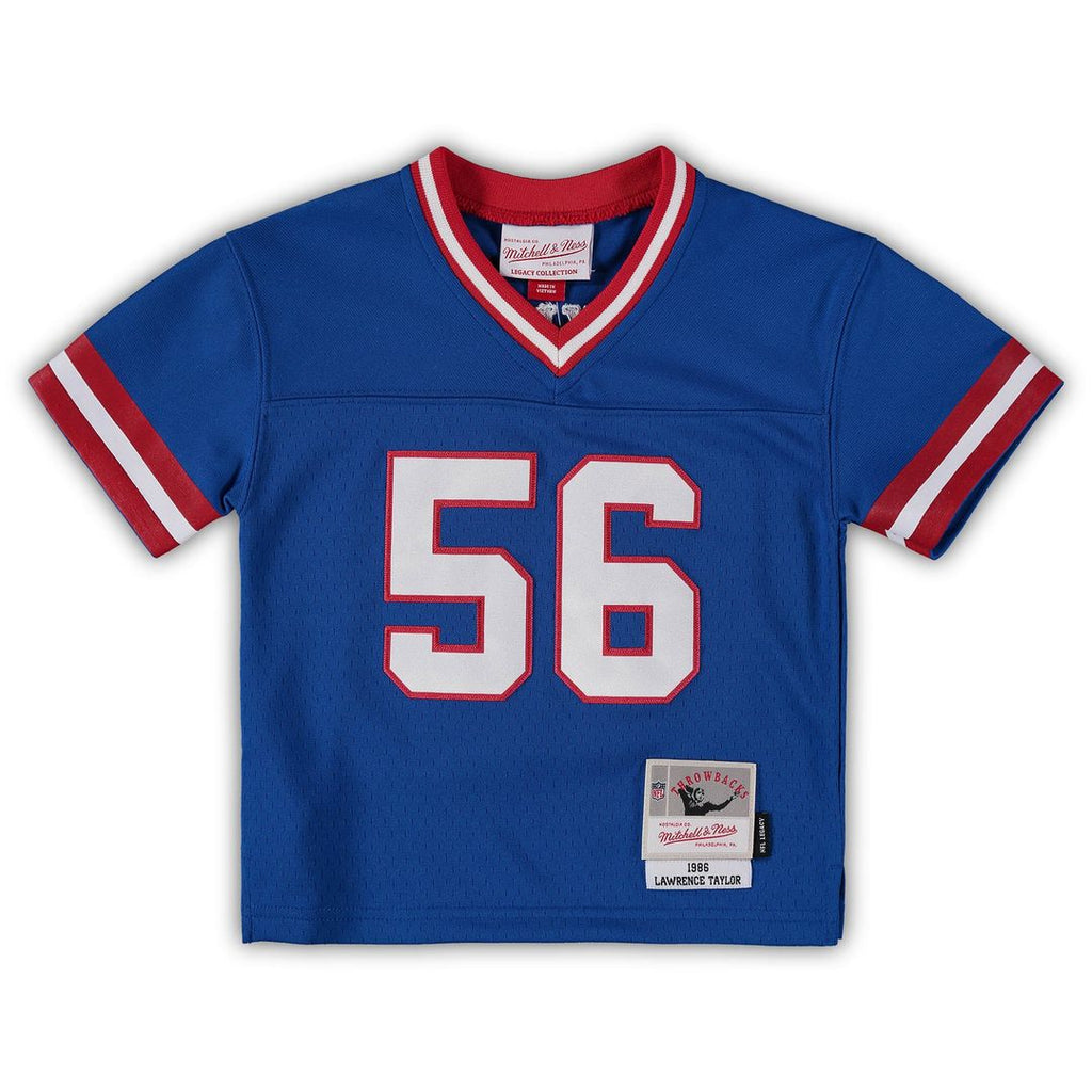 Lawrence Taylor New York Giants Mitchell & Ness Toddler 1986 Retired Legacy Official Jersey - Royal