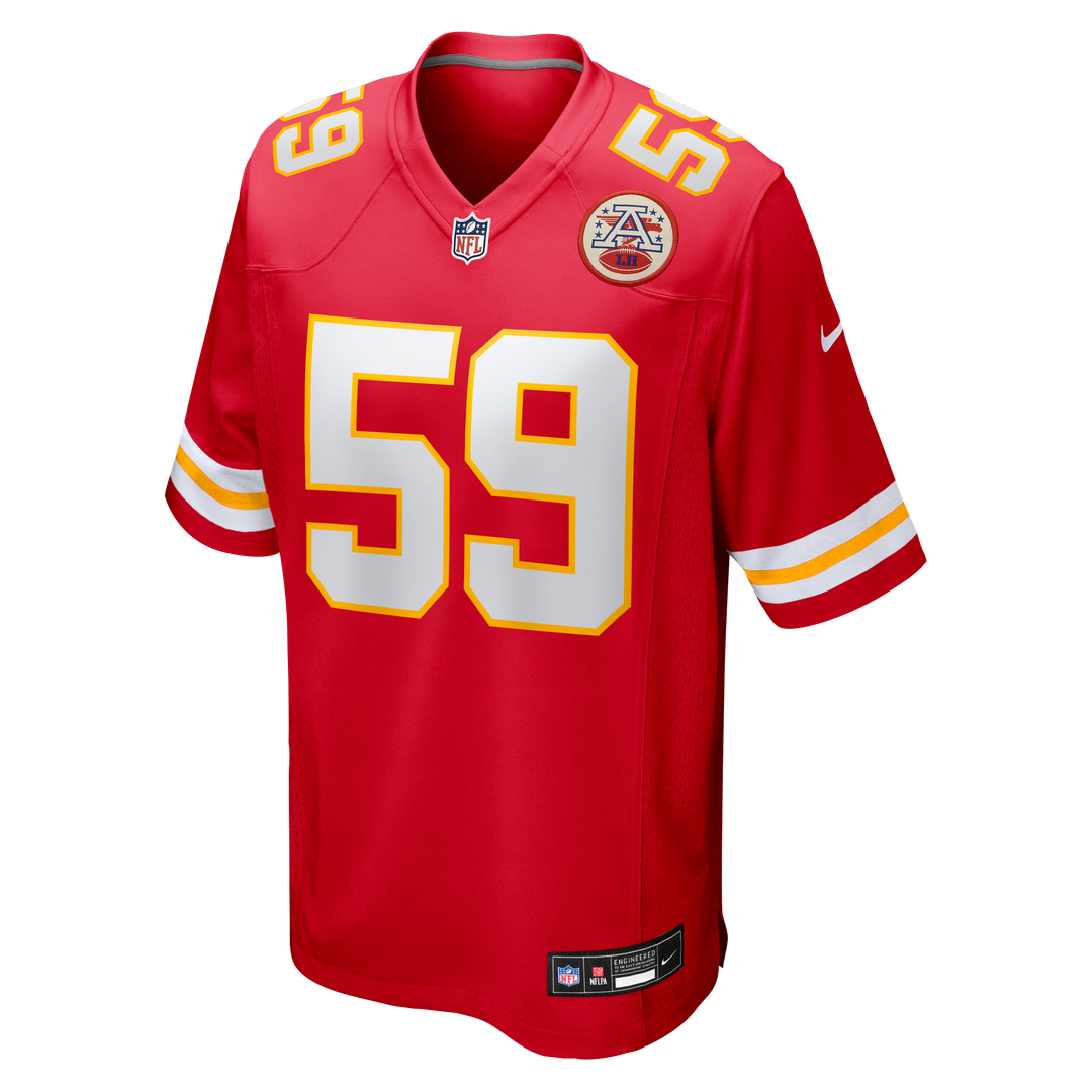 Cooper McDonald Kansas City Chiefs Nike Team Game Official Jersey -  Red