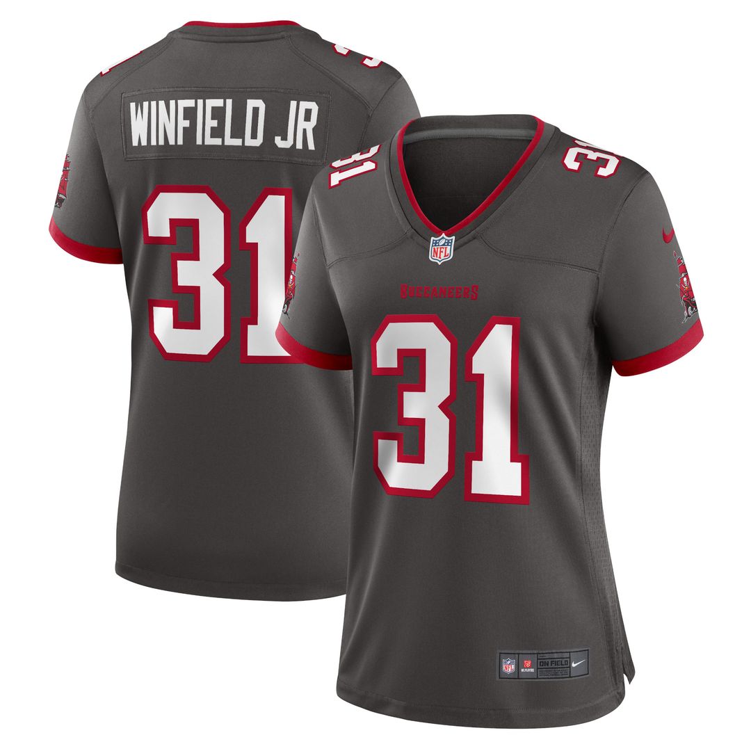 Antoine Winfield Jr. Tampa Bay Buccaneers Nike Women's Game Official Jersey - Pewter