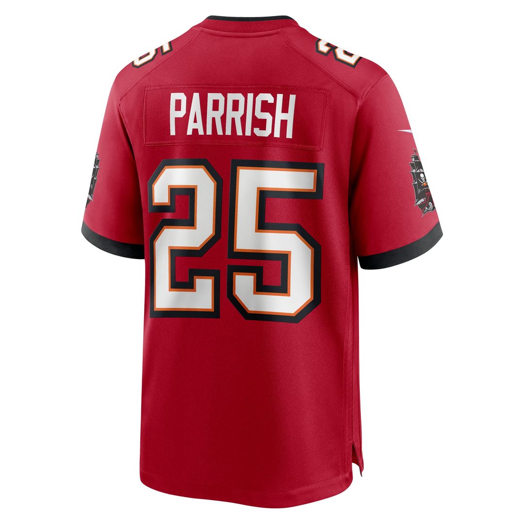 Jacob Parrish Tampa Bay Buccaneers Nike Team Game Official Jersey -  Red