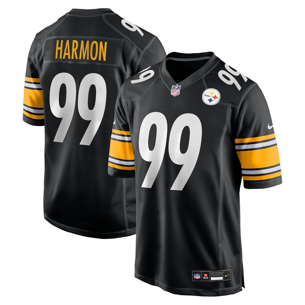 Derrick Harmon Pittsburgh Steelers Nike Game Player Official Jersey - Black