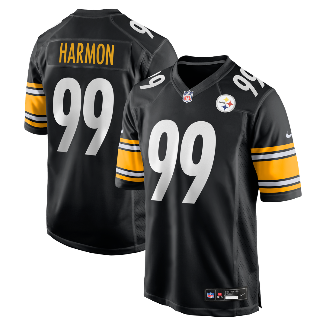 Derrick Harmon Pittsburgh Steelers Nike Game Player Official Jersey - Black