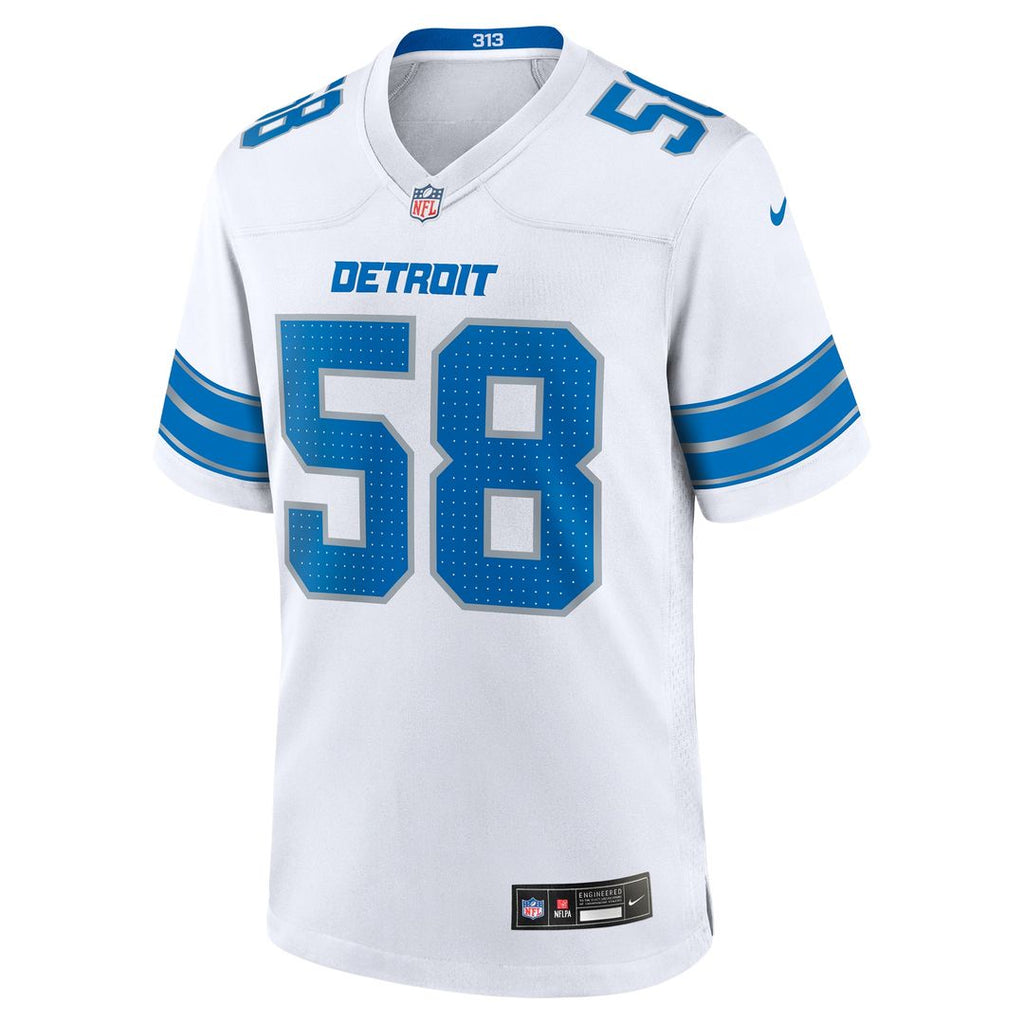 Penei Sewell Detroit Lions Nike Game Official Jersey - Blue