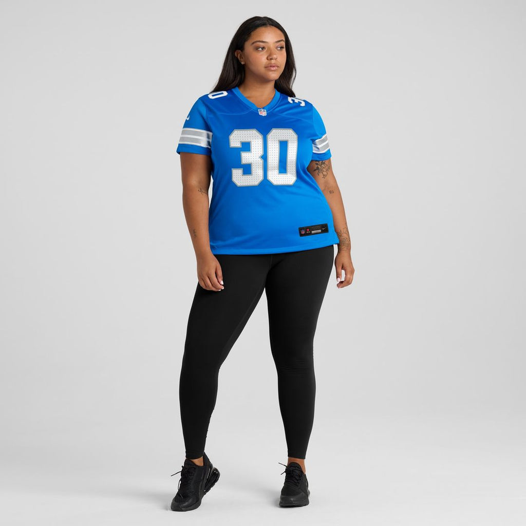 Khalil Dorsey Detroit Lions Nike Women's Team Game Jersey - Blue