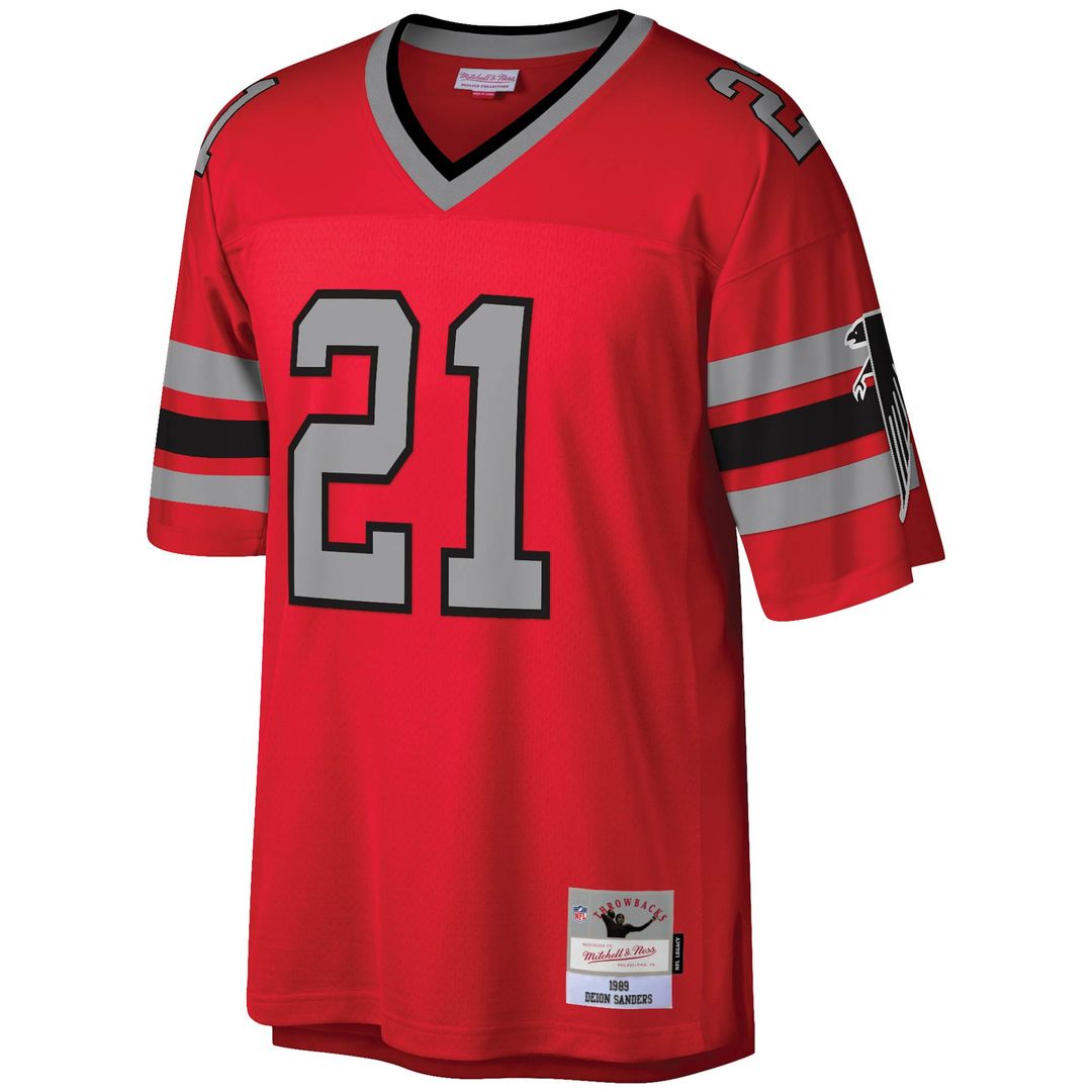 Deion Sanders Atlanta Falcons Mitchell & Ness Legacy Replica Official Jersey - White