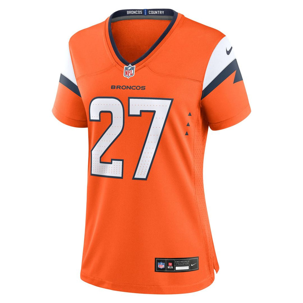 J.K. Dobbins Denver Broncos Nike Women's Team Game Official Jersey -  Orange