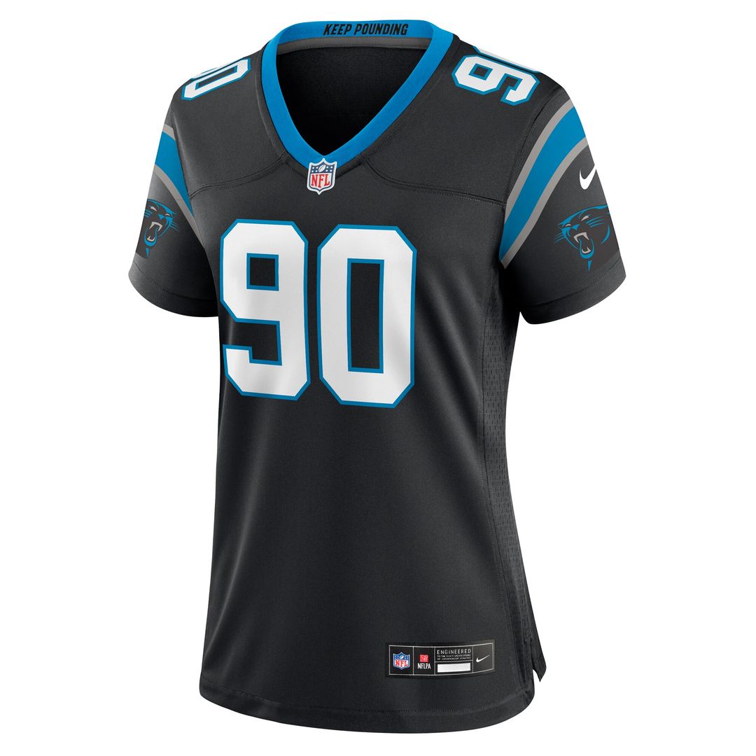 Julius Peppers Carolina Panthers Nike Women's Retired Player Game Official Jersey - Black