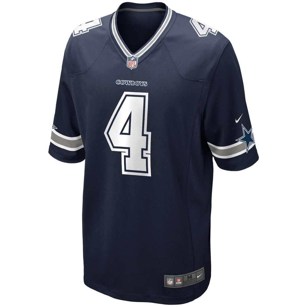 Dak Prescott Dallas Cowboys Nike Youth Game Official Jersey - Navy