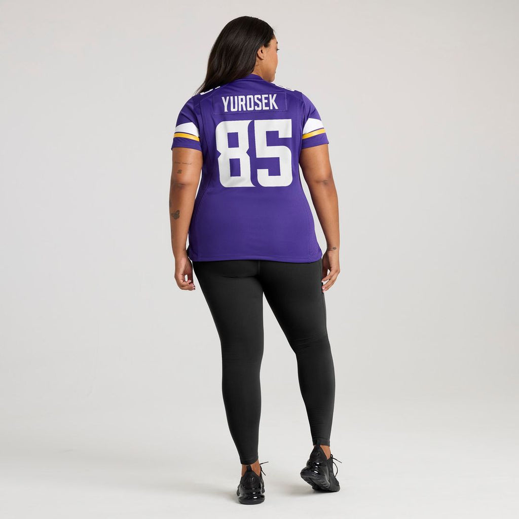 Ben Yurosek Minnesota Vikings Nike Women's Team Game Official Jersey -  Purple