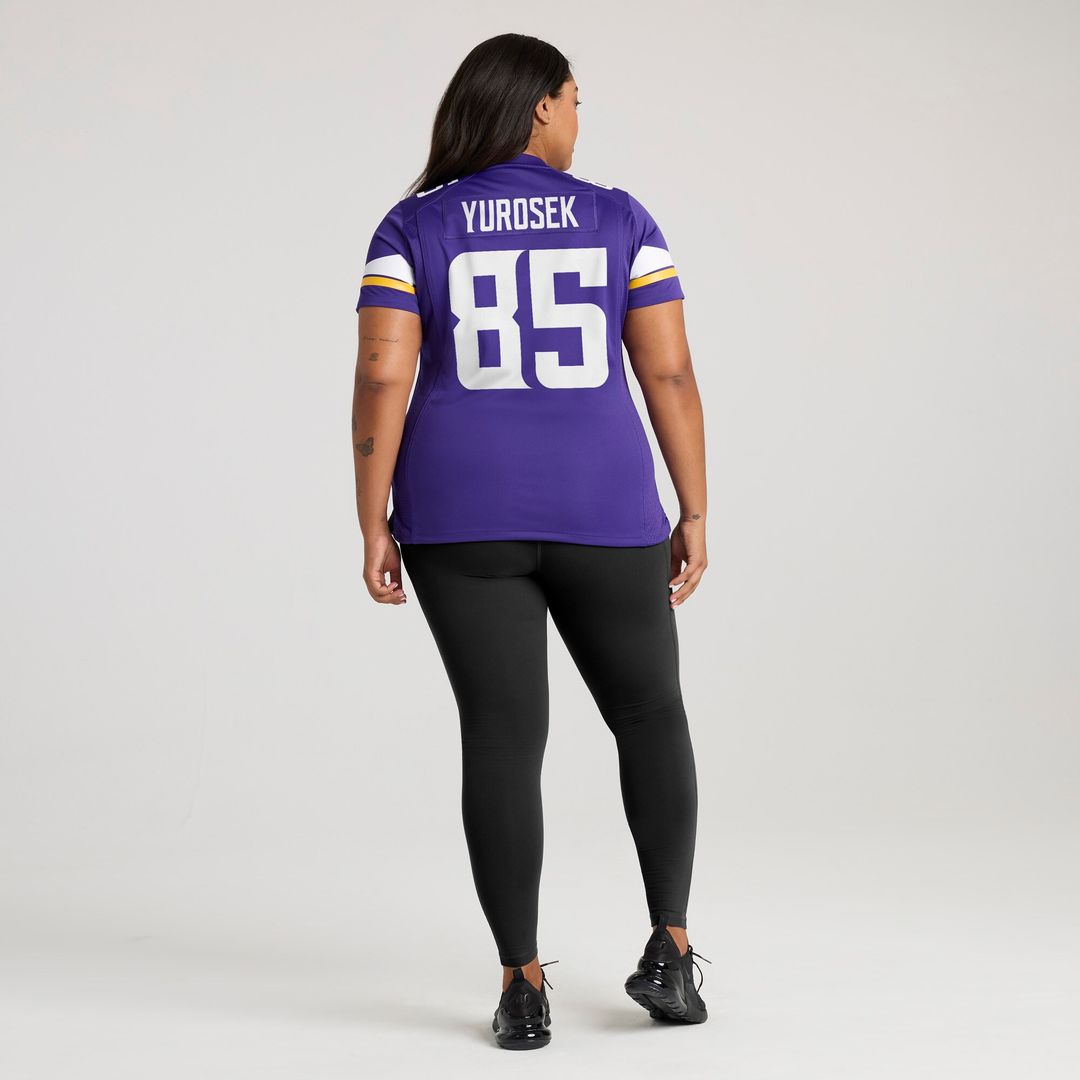 Ben Yurosek Minnesota Vikings Nike Women's Team Game Official Jersey -  Purple
