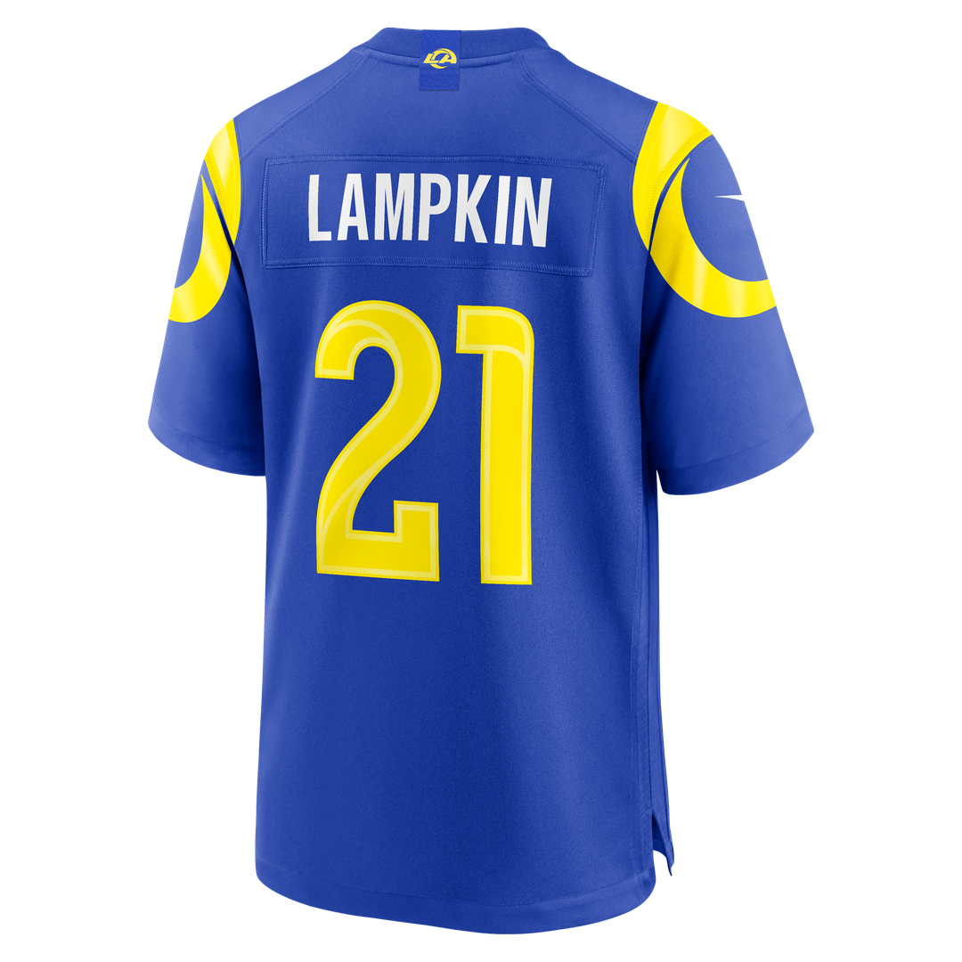 Cam Lampkin Los Angeles Rams Nike Team Game Official Jersey - Royal
