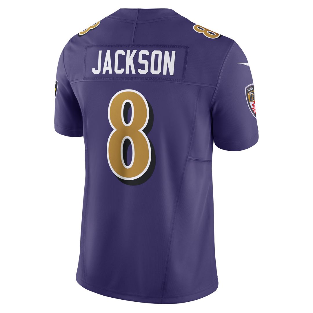 Lamar Jackson Baltimore Ravens Nike Vapor F.U.S.E. Limited Official Jersey - Purple