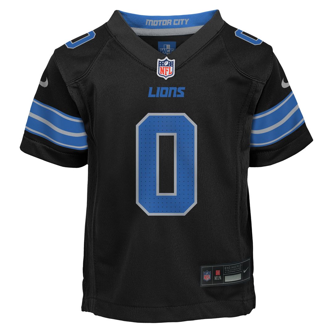 Jahmyr Gibbs Detroit Lions Nike Preschool Alternate Game Jersey - Black