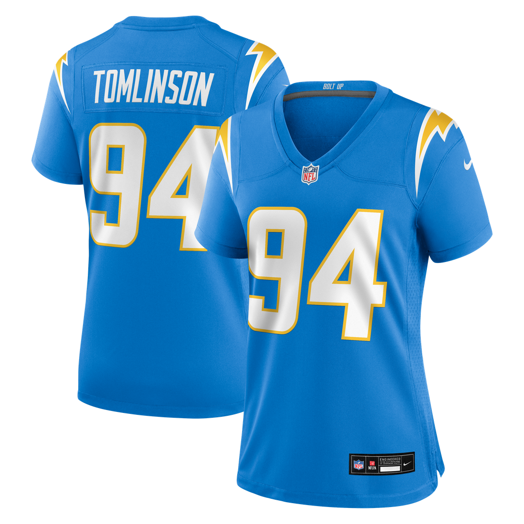 Dalvin Tomlinson Los Angeles Chargers Nike Women's Team Game Jersey - Powder Blue