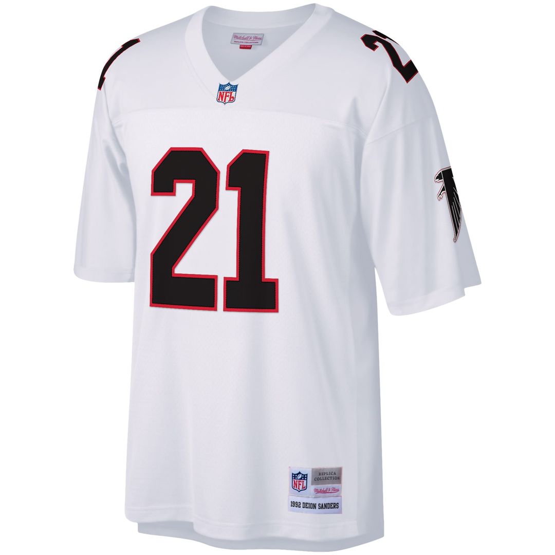 Deion Sanders Atlanta Falcons Mitchell & Ness Legacy Replica Official Jersey - White
