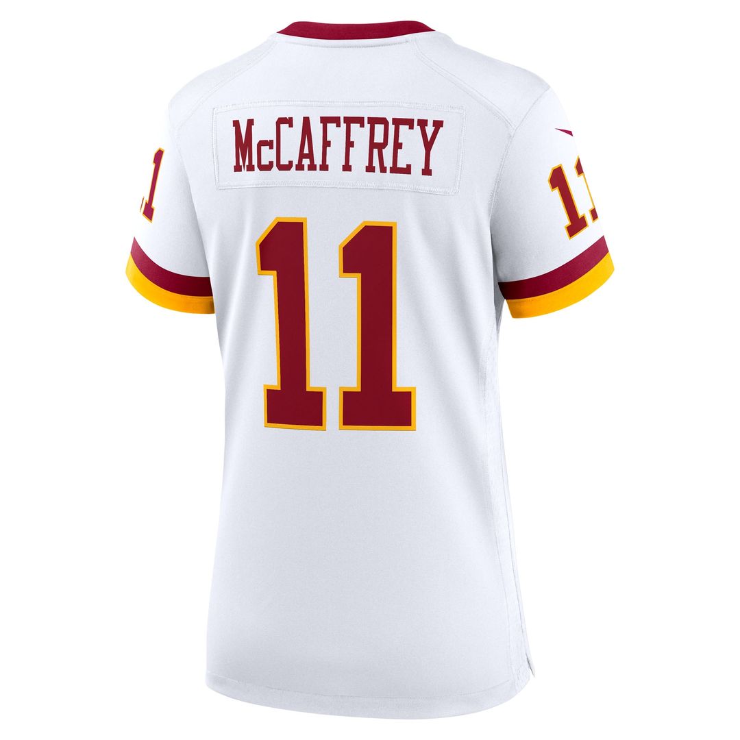 Luke McCaffrey Washington Commanders Nike Women's Game Super Bowl Era Official Jersey - White