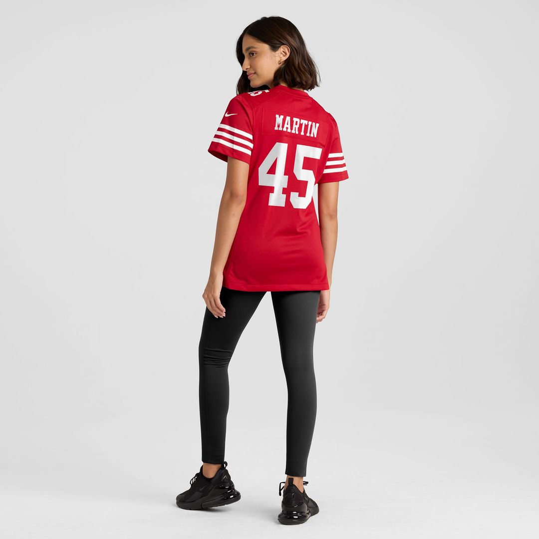 Nick Martin San Francisco 49ers Nike Women's Team Game Jersey - Scarlet
