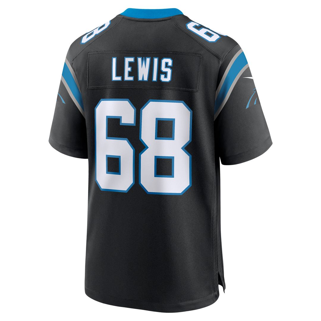 Damien Lewis Carolina Panthers Nike Game Jersey - Black