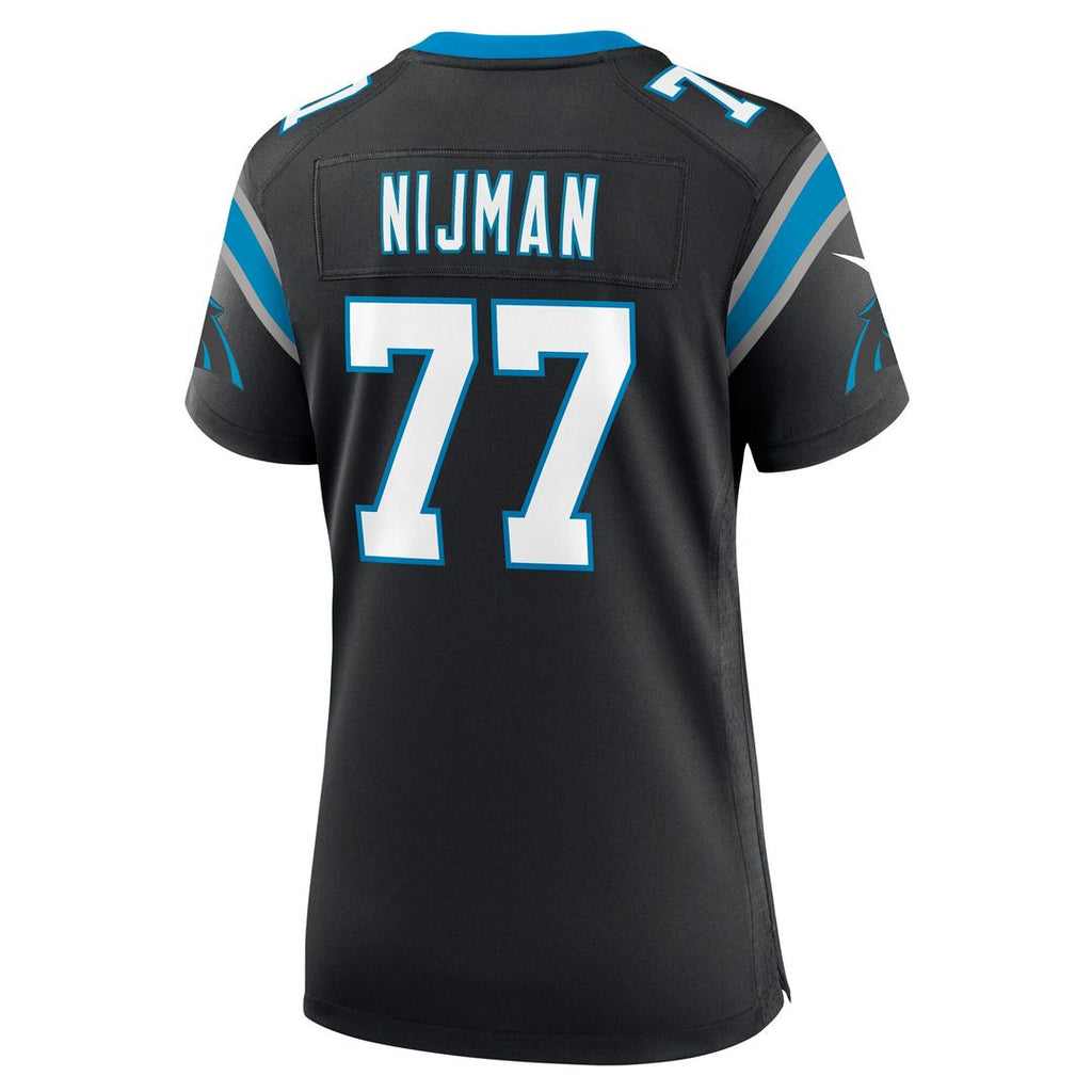 Yosh Nijman Carolina Panthers Nike Women's Game Jersey - Black