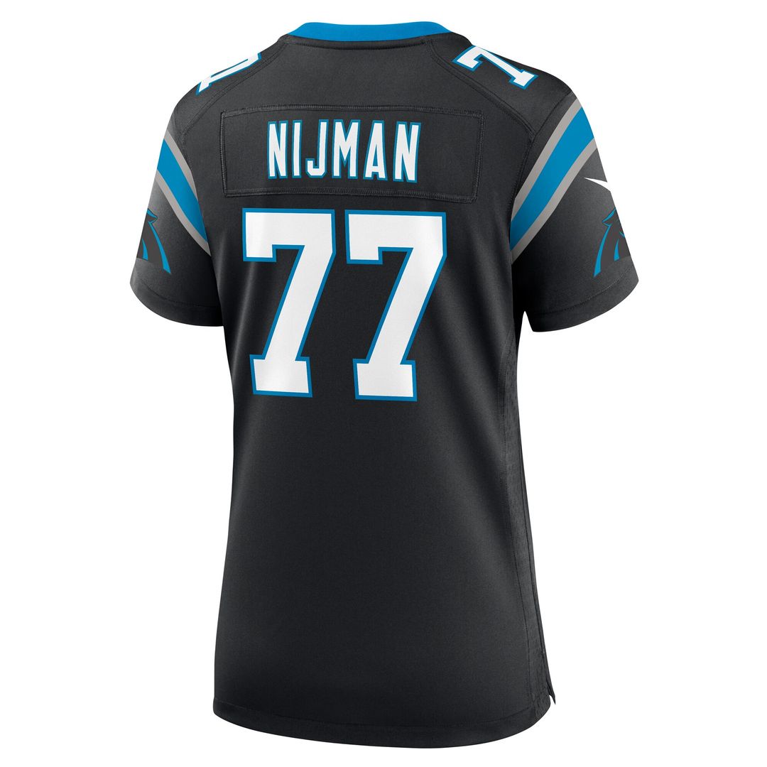 Yosh Nijman Carolina Panthers Nike Women's Game Jersey - Black