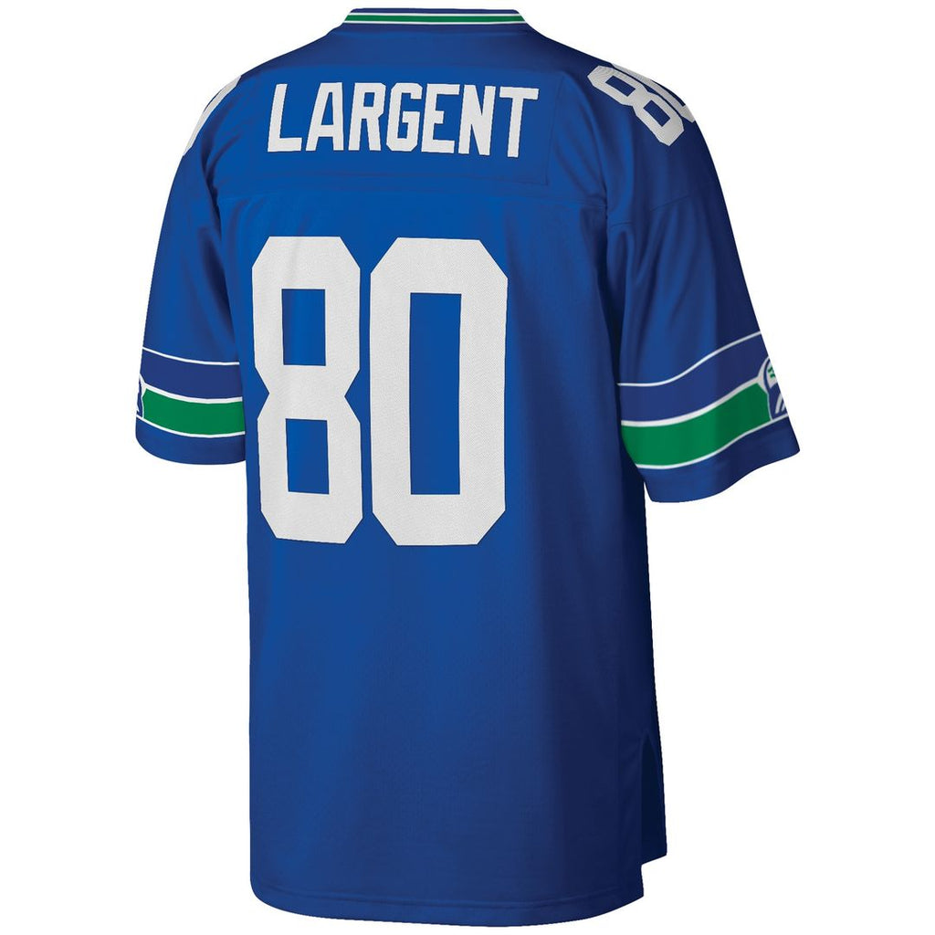 Steve Largent Seattle Seahawks Mitchell & Ness Big & Tall 1985 Retired Player Replica Official Jersey - Royal