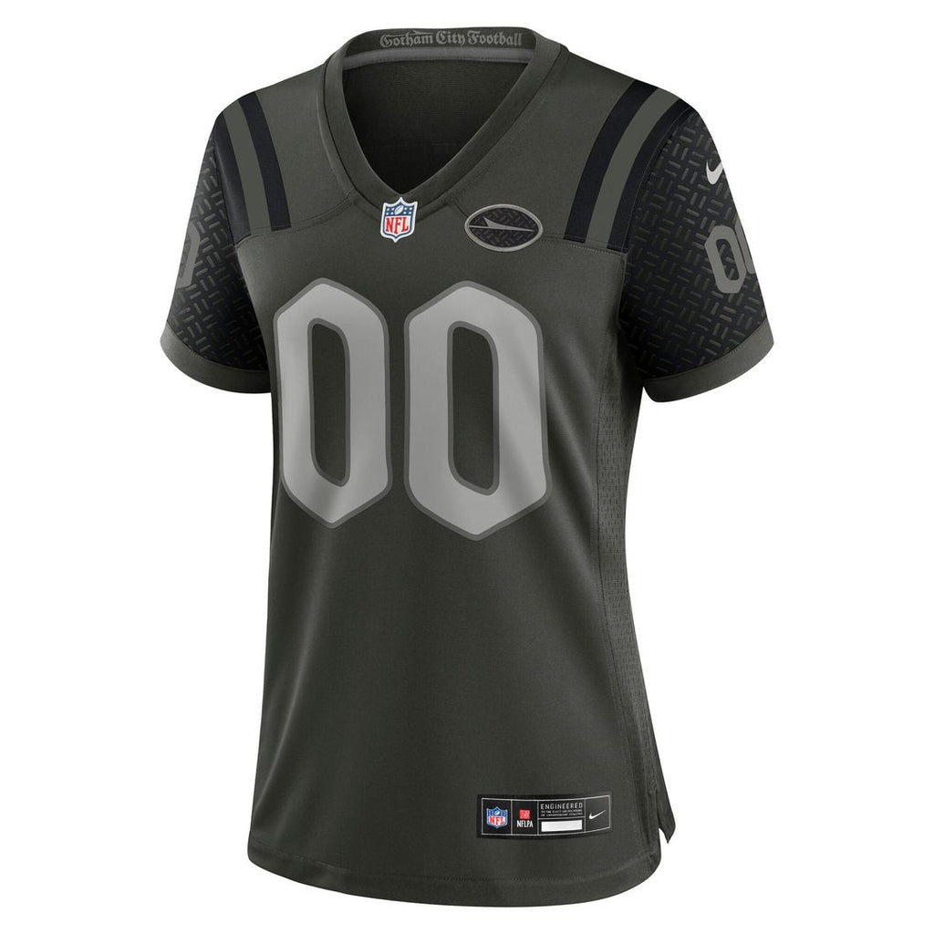 New York Jets Nike Women's 2025 Rivalries Collection Custom Game Official Jersey - Gotham Green