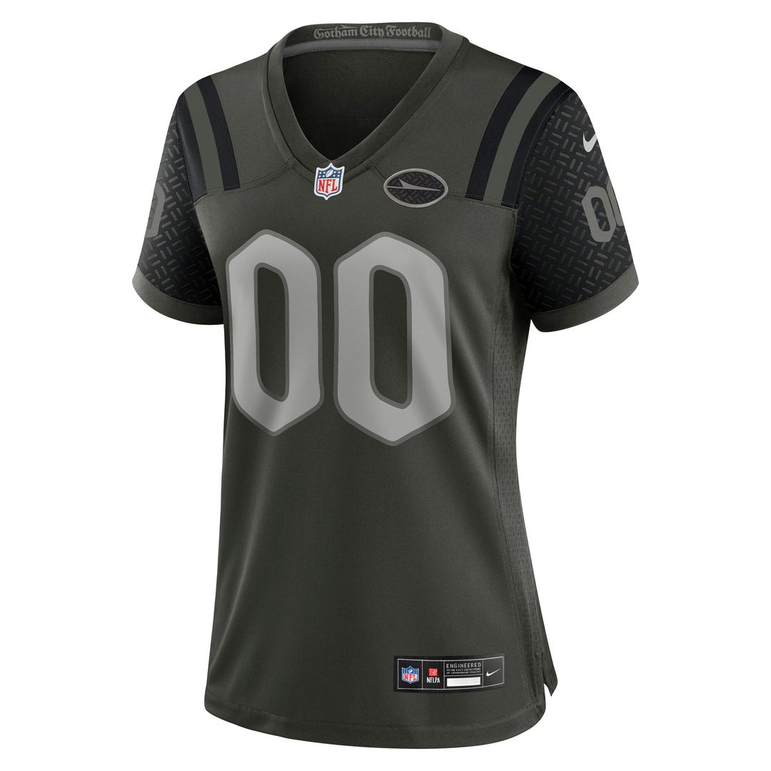 New York Jets Nike Women's 2025 Rivalries Collection Custom Game Official Jersey - Gotham Green